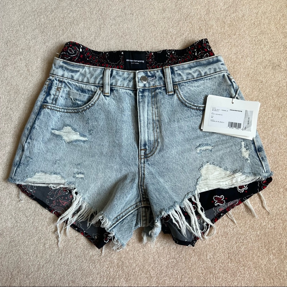 NWT Alexander Wang bite mix boxer shorts